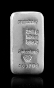 Lingou din argint 250 g Metalor