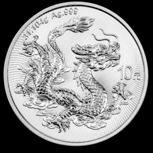 Monedă din Argint 1 uncie China Dragon 2026