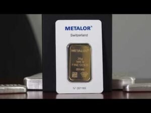 Lingou 20 grame 999,9 puritate Metalor Elvetia