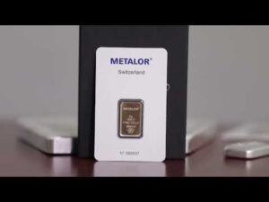 Lingou 5 grame 999,9 puritate Metalor Elvetia