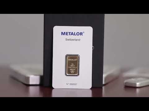 Lingou 5 grame 999,9 puritate Metalor Elvetia
