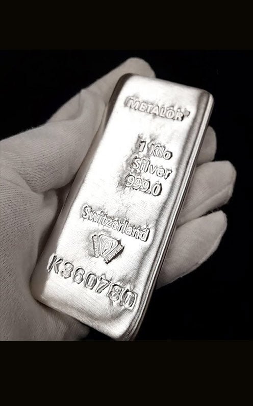 Lingou Argint 1 kg Metalor