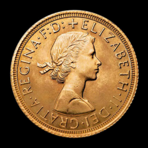 Monedă Aur Sovereign Elisabeta a II-a Marea Britanie