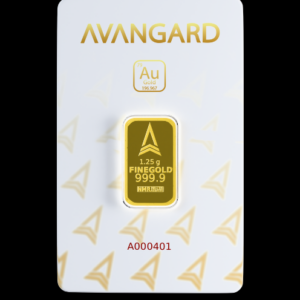 Lingou din aur 1.25 g Avangard - fata