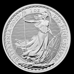1 oz Britannia silver coin - back