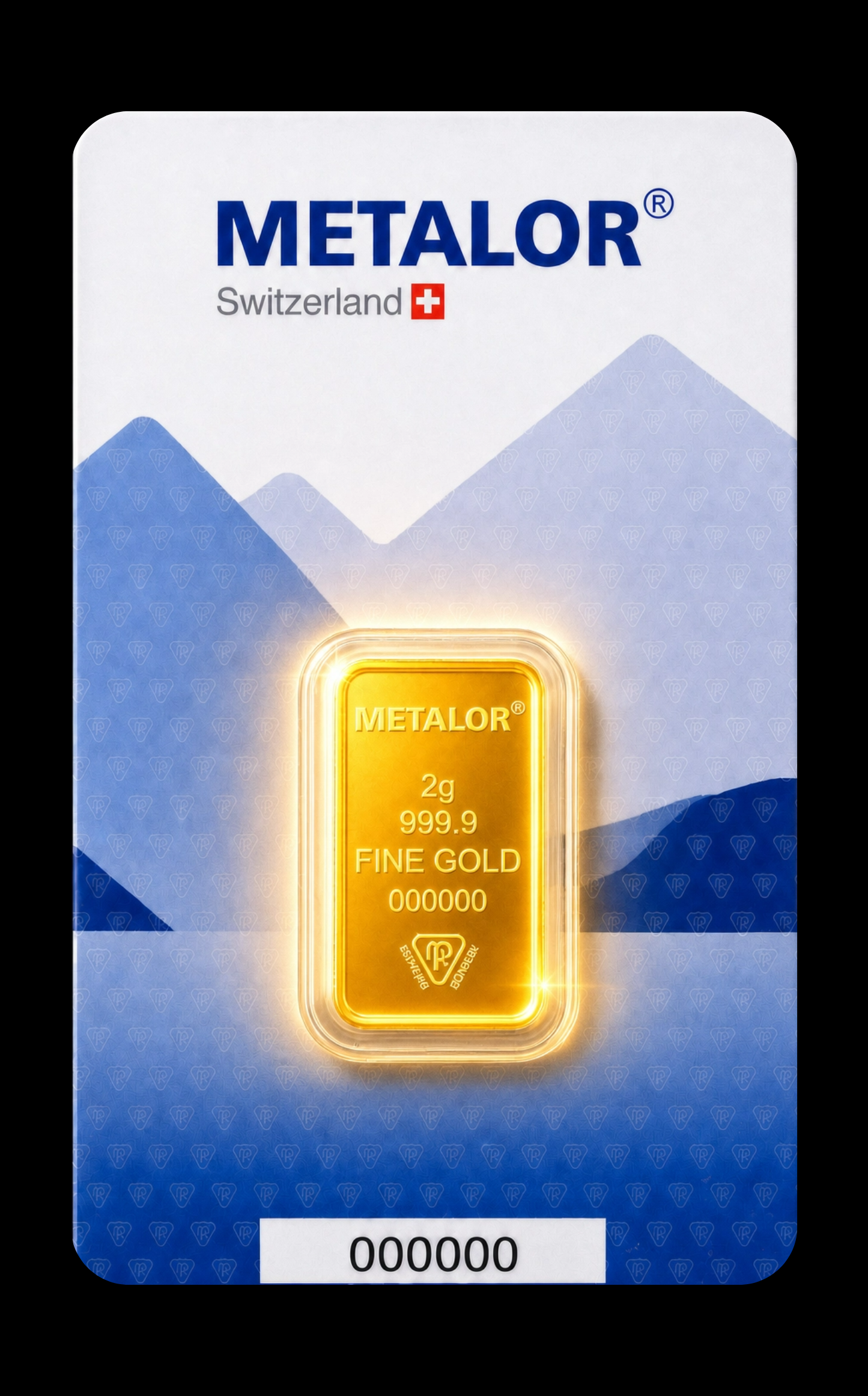 Lingou din aur 2 g Metalor - fata