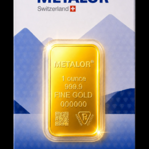 Lingou din aur 1 uncie Metalor - fata