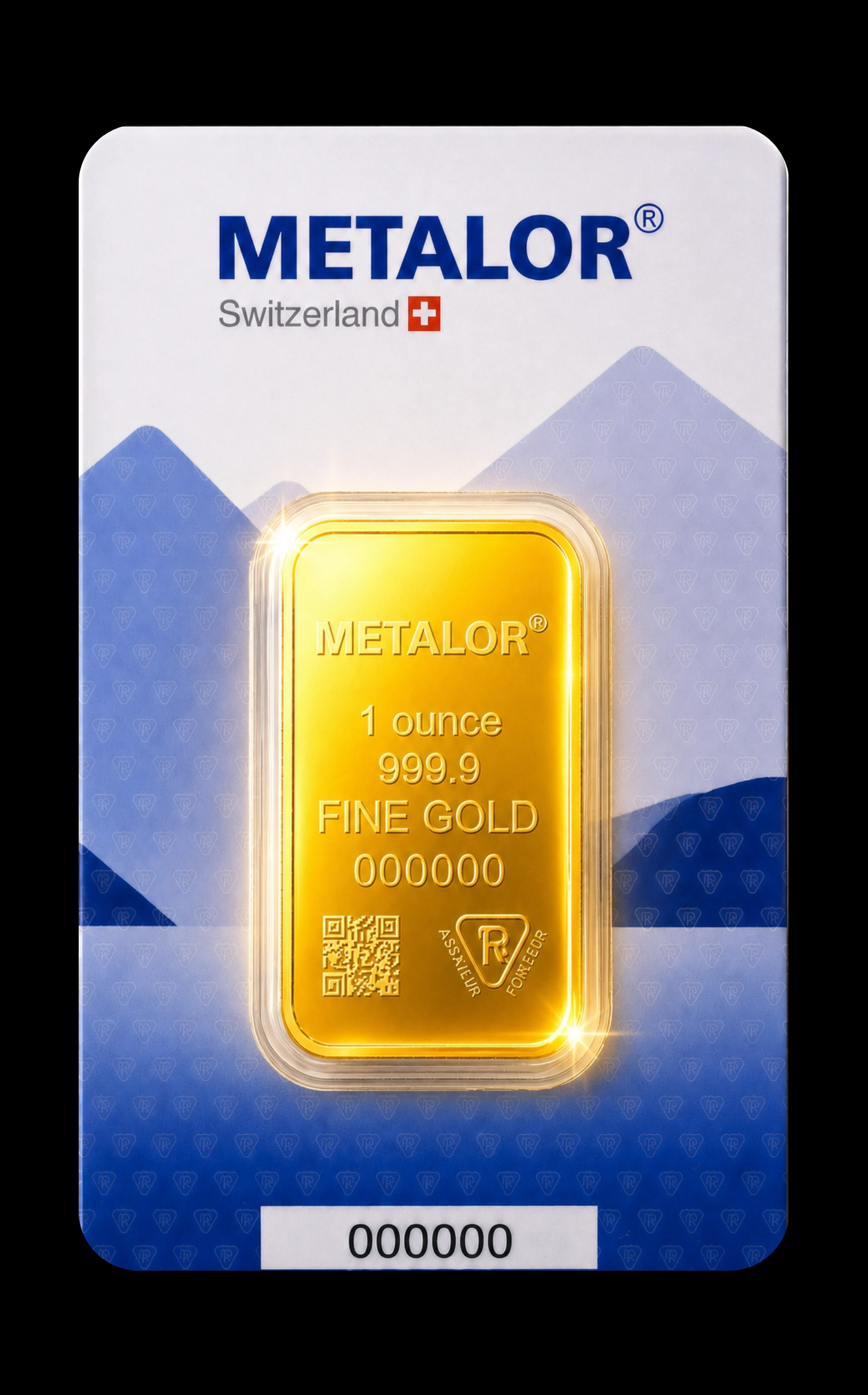 Lingou din aur 1 uncie Metalor - fata