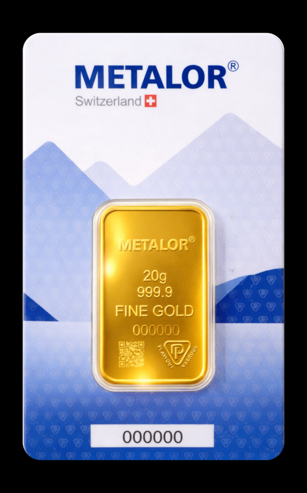20 g Metalor Gold Bar