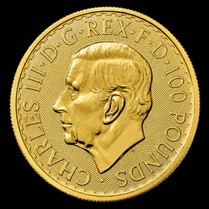 Moneda 1 uncie de Aur Britannia Charles al III lea