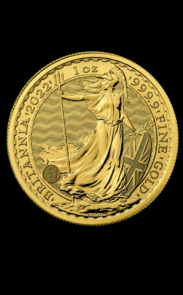 Moneda 1 uncie de Aur Britannia Charles al III lea