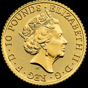Moneda 1 uncie de Aur Britannia, Regina Elisabeta a II-a